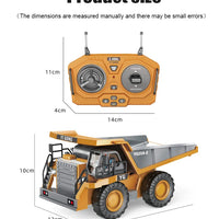 RC Car Children Toys Remote Control Car Toys For Boys Radio Control Excavator Dump Truck Bulldozer Electric car Kids Toys Gift