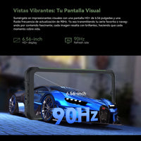 Cubot Kingkong Ace 2, Ultra-Thin and Robust Smartphone with Android 14, 16 Gb Ram (6 Gb + 10 Gb Expandable), 128 Gb Rom, 6.56 Inch and 90 Hz Screen, Nfc, 5100 Mah Battery, 4g Cell Phone