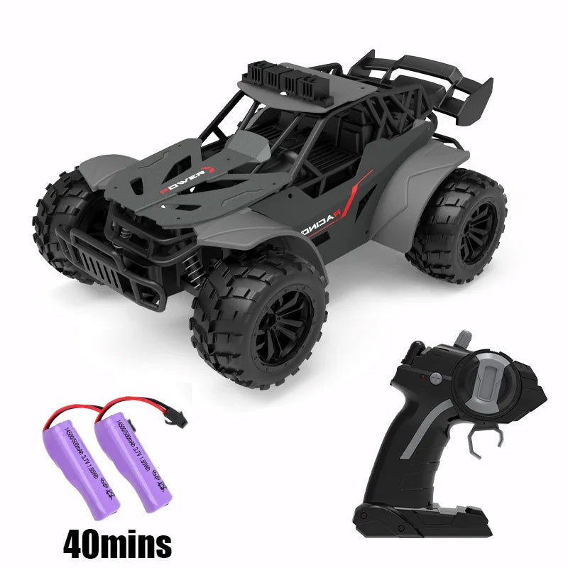 Rc Cars with Light 20KM/H 2.4G High-Speed Racing Remote Control Car Vehicle Truck Off-Road Climbing Car On a Sign Toys for Kids