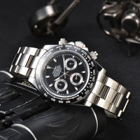 VK63 watch Luxury Men's Watch Sapphire Customizable Multi functional Chronograph Stainless Steel Case Suitable for VK63 Movement