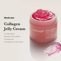 Collagen Jelly Cream Niacinamide FreezeDried Hydrolyzed Collagen Boosts skin's barrier hydration and gives 24h Glow Lifted Look
