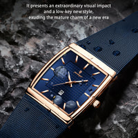 POEDAGAR Luxury Fashion Men Clock Stainless Steel Mesh Date Waterproof Luminous Man Wristwatch Quartz Casual Men's Watches Reloj