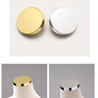 Female Male & Kids Electroplated Head Cover Mannequin Caps Accessories For Mannequins Props