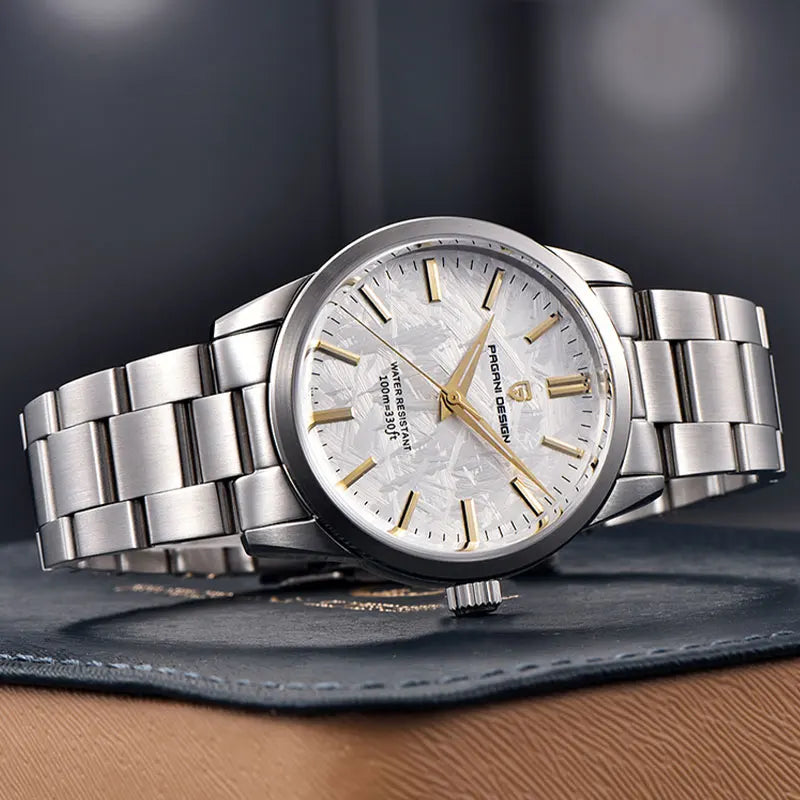 PAGANI DESIGN 40MM Men Quartz Watches TMI VH31 Luxury Business Top Sapphire 316L Stainless Steel 100M Waterproof Watch For Men
