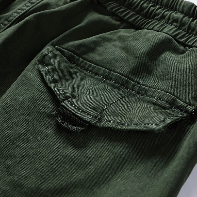 Spring and autumn trendy Cargo pants for men, slim, leggings, ruffian and handsome trousers, American multi bag pants, outdoor v