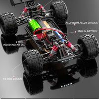JJRC C8803 C8805 RC Car 4x4 Super Brushless 50/60/70KM/H 4WD High Speed RC Off-Road Car Children and Adults Toys