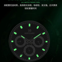 AOKULASIC Top Brand Fashion Men Wristwatch Automatic Mechanical Watches Day Display Reckon By Time Luminous Waterproof Watch