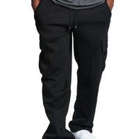 Men Cargo Loose Pants Spring Summer Male Retro Vintage Full Loose Wide Leg Pant LXDZ-ZL-5