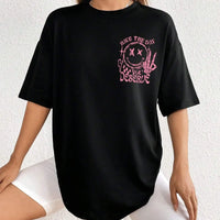 Have The Day You Deserue Letter Graphic Women Tshirt Cotton T Shirt Sport Soft Cotton Clothing Oversized Loose T Shirt Clothing