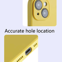 Liquid Silicone Phone Case for iphone 15 14 13 12 mini 11 16 Pro X XR XS Max 15 Plus Shockproof Soft Back Cover Cases