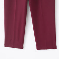 Faionable High Waist Belted Straight Leg Pants Women's Slim Fit Casual Autumn New Arrival Street Sle Polyester Fiber