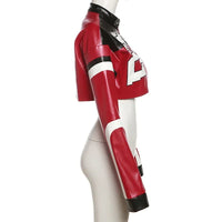 Zekye Winter Aviator Jackets Clothes Old Money Style Women Fleece Jacket Women Long Sleeve Red Jacket Winter Women Coat 2025