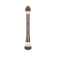 Makeup brush, powder brush, blush brush, loose powder brush, exquisite professional metal handle, double-head design, with box