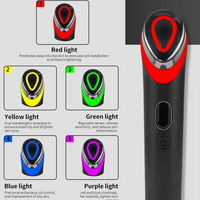 7 Colors EMS Microcurrent Facial Massager Age-R Booster Pro Anti Wrinkle Lift Device Home Use Beauty Tool for Skin Care & Rejuve