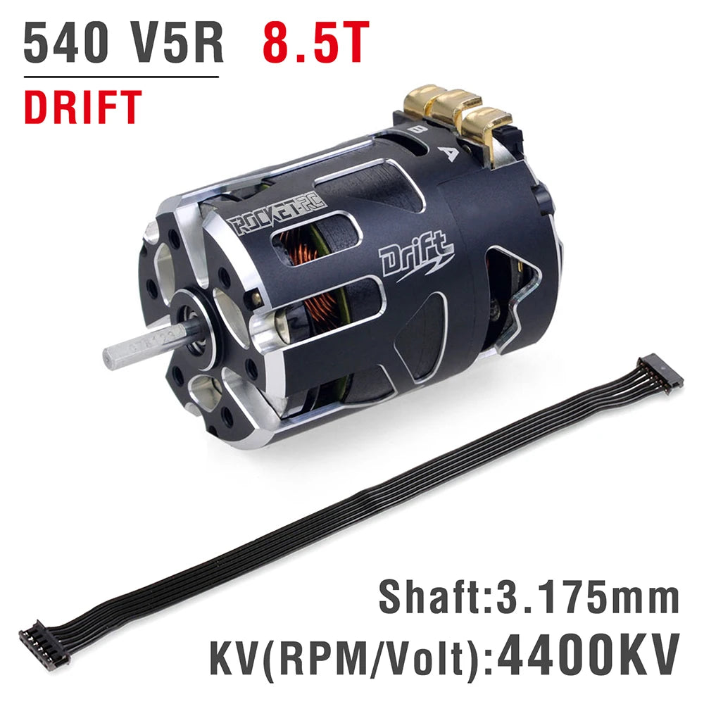RC Car Surpasshobby Rocket 540 V5R Sensored Brushless Drift Racing Motor for 1/10 1/12 1/14 RC Car Competition Modified Truck