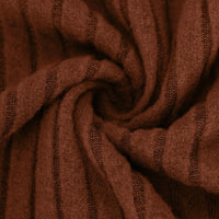 Women's Long Sleeve V-Neck T-Shirt Pit Stripe Milled Fashion Temperament Top