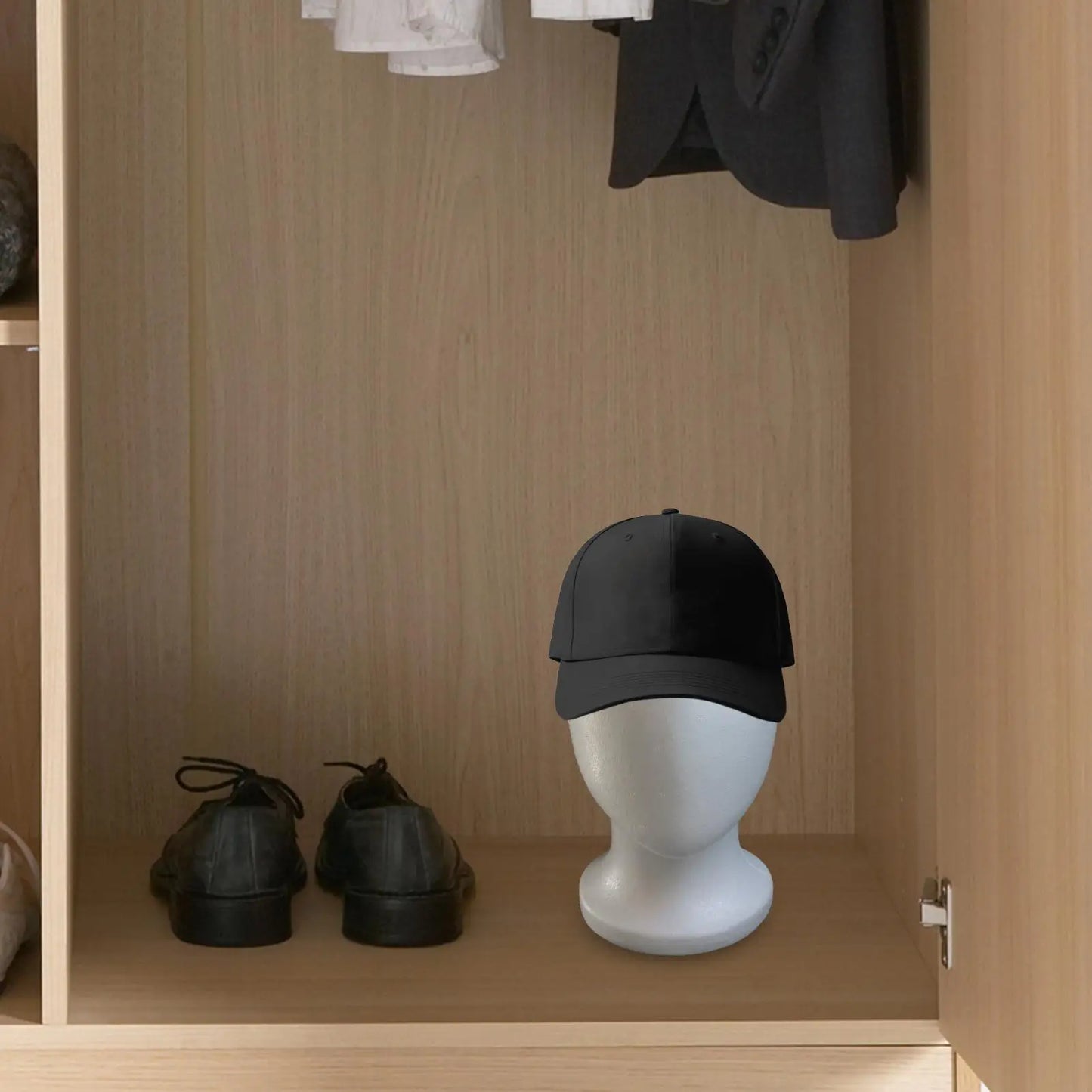 Foam Mannequin Head Female Wig Head Display Smooth Durable Styling Tools Lightweight for Hairpieces Sunglasses Jewelry Hats