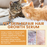 Pet Skin and Hair Care Serum Repair Hair Growth Relieve Itching Lice Mite Removal Moisturizing Dogs Cats Skin Care 30ml