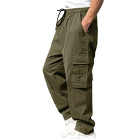 New Summer Men's Loose Fit Straight Leg Casual Pants - European & American Style Youth Fashion" cargo pants  mens pants