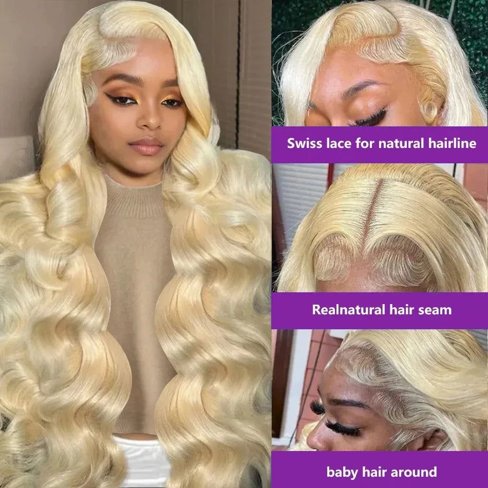 Body Wave Human Hair Wigs Blonde 613 Hd Lace Frontal Wig 13x6 13x4 Blonde Human Lace Front Wig Brazilian Hair Wigs Women Choice