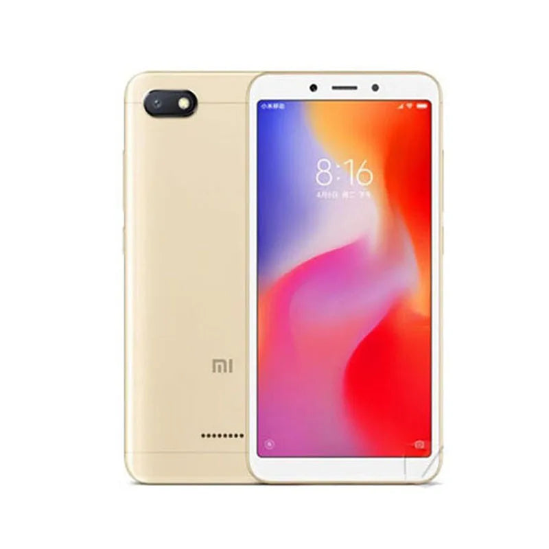 Xiaomi Redmi 6A Smartphone 5.45'' Full Screen AI Face Helio A22 Processor google play used phone