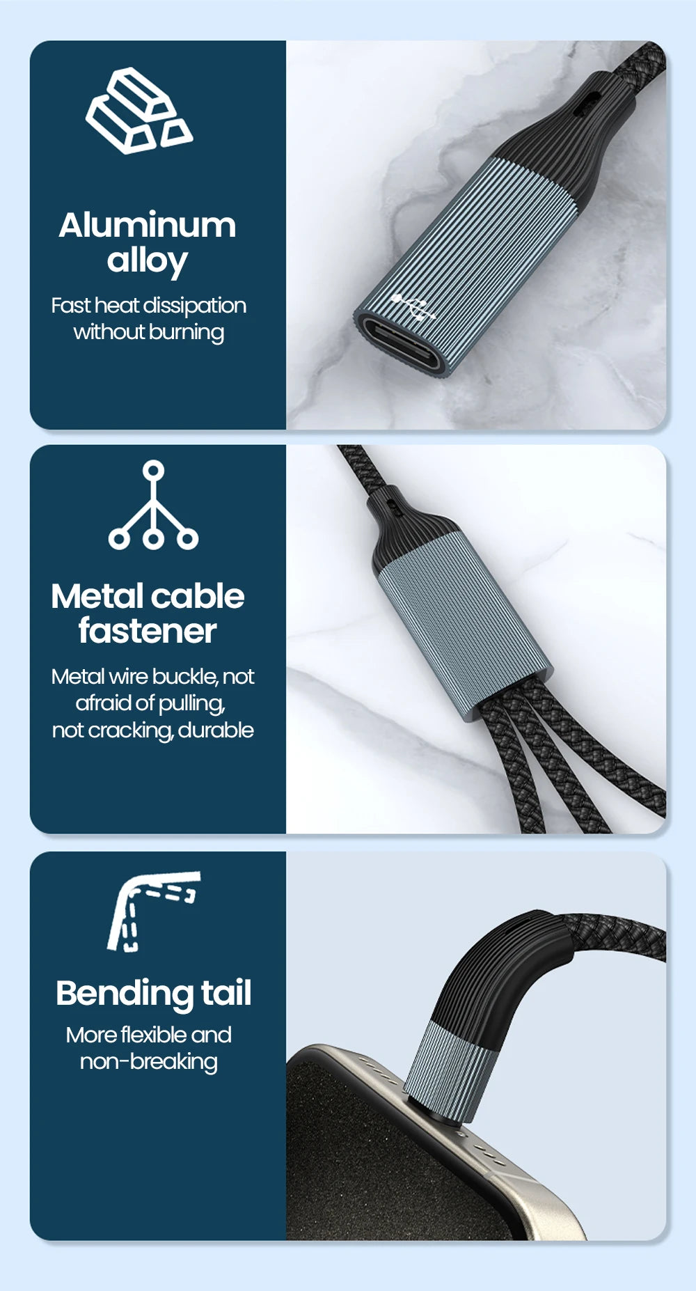 USB Type C HUB Multiple Splitter Adapter OTG Data Transfer 3/2 Port USB Power Charging Hub Cable Connector Adapter