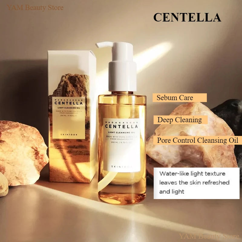 Korean Skin Care Centella Ampoule Face Wash Foam Cleanser Facial Pore Control  Makeup Gentle Cleansing Oil Original Skincare Set