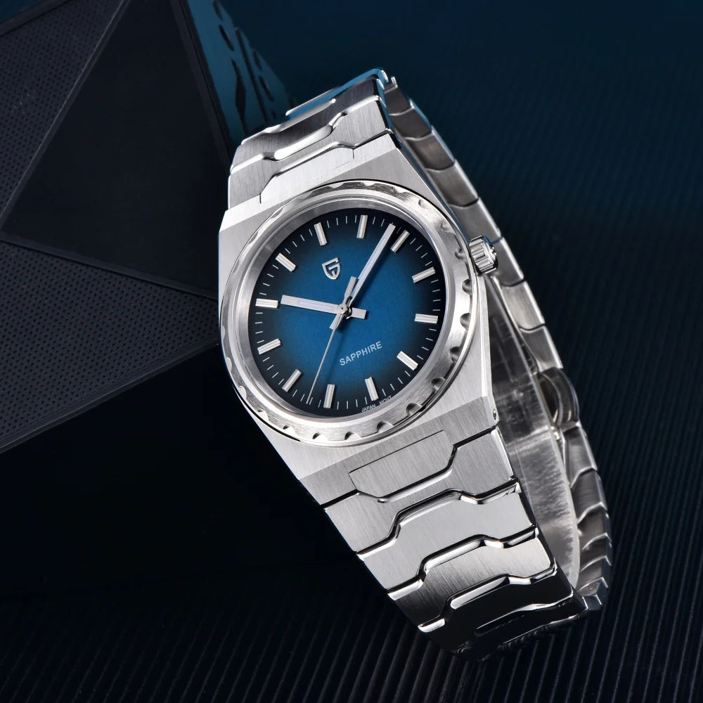 PAGANI DESIGN 2025 New Thin 7mm Fashion Men Quartz Watch V2 Stainless Steel Sapphire 10Bar Waterproof  C3 reloj hombre