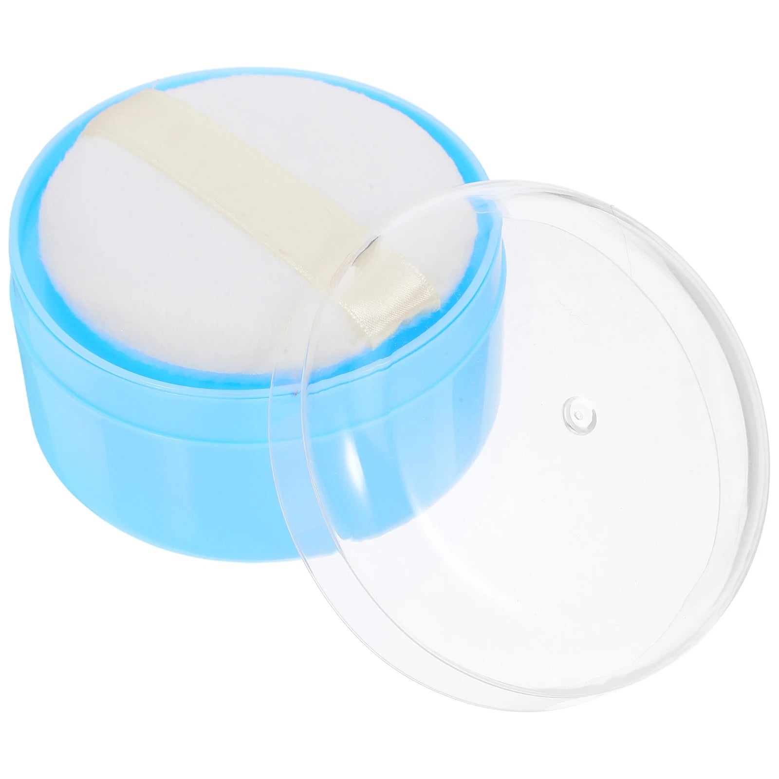 Portable Powder Box Cans Talc Talcum Skincare Baby Toiletries Puff Container Infants Skin Care Powder Box for Home Daily Use