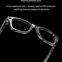 AI Smart Glasses with HD Camera for Photos Videos Hands-Free Vlog Recording Camera Glasses Audio for Driving Outdoor Sunglasses
