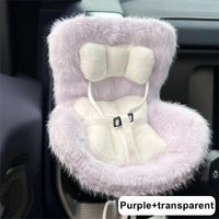 Car Doll Safety Seat for OB11 Labubu Cartoon Chair Model for Labubu Car Seat Outlet Decor for Labubu Doll Car Interior Styling