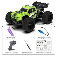 2.4G Remote Control Car with Light RC Vehicle RC Racing Car 20KM/H High Speed Off-Road Climbing Remote Control Toy Gift for Kids
