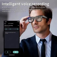 New Sunglasses Smart Glasses 8 Million Pixels Recording Videos AI Photo Recognition Answer Translation 290mAh Bluetooth Glasses