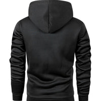 Sweatshirt New Spring Autumn Streetwear Fashion Outwear Men's Solid Color Hooded Hoodies Casual Loose Fleece Coats Men Clothing