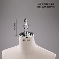 Female Male & Kids Electroplated Head Cover Mannequin Caps Accessories For Mannequins Props