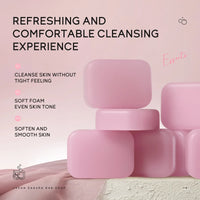 Laikou Sakura Handmade Facial Soap Cleans Skin Shower And Removes Bacteria 99.9% Travel Be Carried For Adults And Children 90g