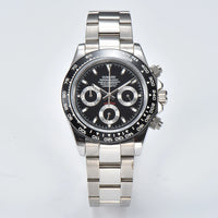 VK63 watch Luxury Men's Watch Sapphire Customizable Multi functional Chronograph Stainless Steel Case Suitable for VK63 Movement