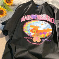 Women T Shirt Fruit Print Harajuku Tshirt Loose Short Sleeve Cute Kawaii Oversized Tee Clothes Y2k Top Anime Graphic T-shirt