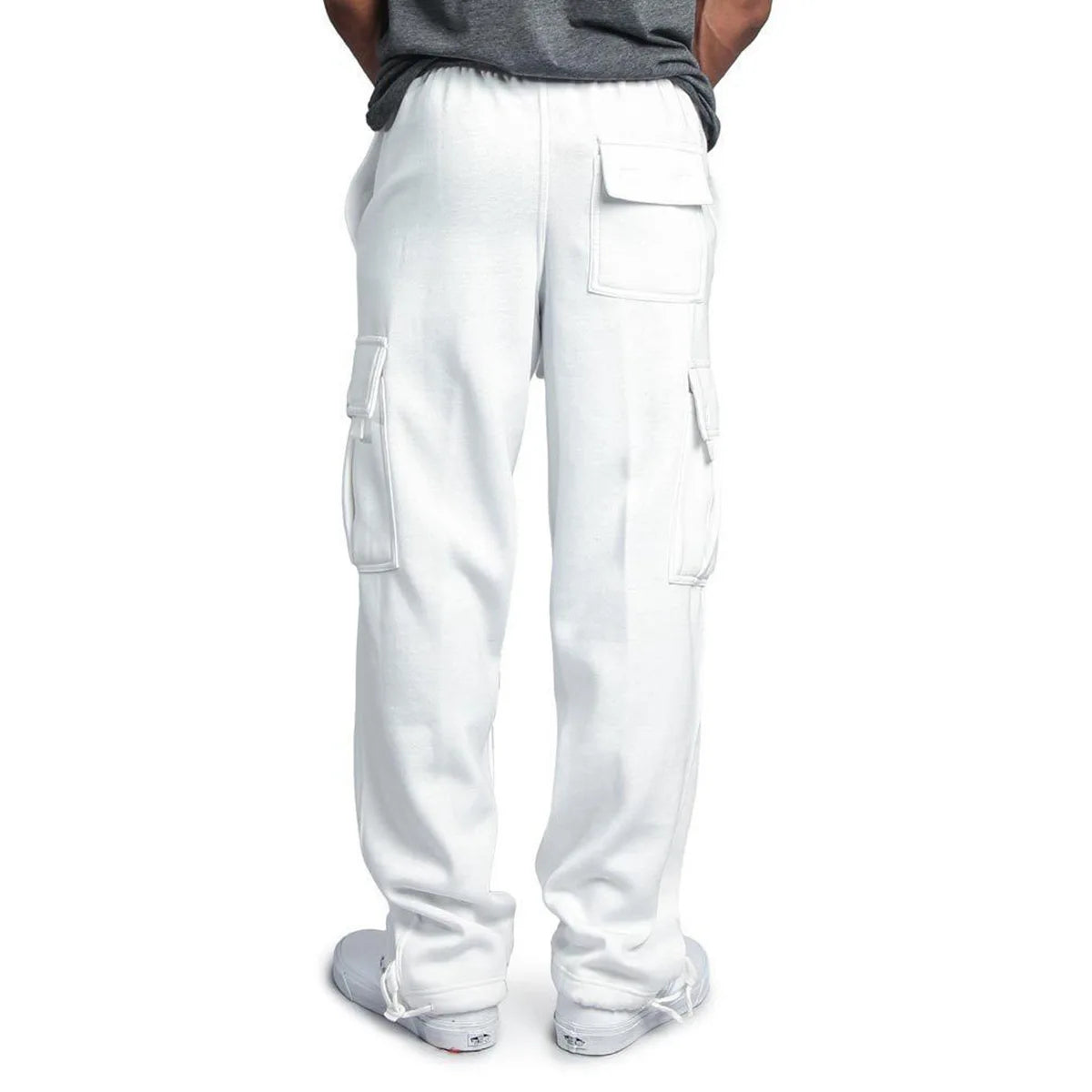Men Cargo Loose Pants Spring Summer Male Retro Vintage Full Loose Wide Leg Pant LXDZ-ZL-5
