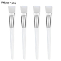 12/6/2pcs Facial Mask Brushes Set Face-Mask Applicator Soft Facial Application Brush with Clear Plastic Handle for Skin Care