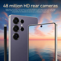 Global Vision S24 Ultra Smartphone 5G Android 5800mAH 8GB RAM 512G ROM 6.8Inch 1920x1080HD 24+48MP MTK10 4G Network Mobile Phone