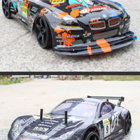1:10 70km/H Remote Control Car 4wd High Speed Drift 2.4g Rc Car Shock Absorber Anti-Collision Rc Toys Christmas Gift