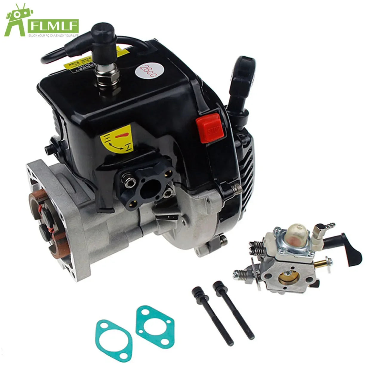 RC Car Engine 4 Bolt 26CC 29CC 30.5CC 32CC 35CC 36CC 45CC Gas Engines for 1/5 HPI ROFUN ROVAN KM BAJA Losi 5ive T FG GoPed Parts