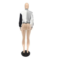 WB9121 Women's Screw Thread Ballpark Jacket Crew Neck Regular Fit Spring Autumn New Style Clothing From China Mainland