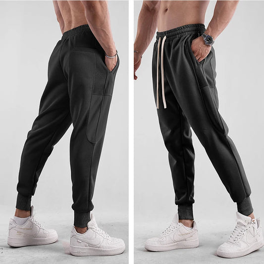 Men's Fashion Casual Pants Comfortable Running Joggers Gym Fitness Elastic Sport Training Trousers Sweatpants Bottom Man Costume