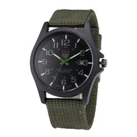 Men Genuine XINEW Brand Watches Students Fashion Casual Nylon Band Sports Army Gifts Date Quartz Wrist Watch Black Montre Homme