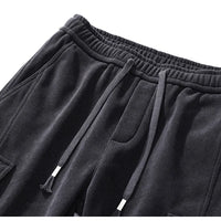 Winter Men's Fleece Warm Cargo Corduroy Pants Jogging Sweatpants Work Y2k Korean Pants Loose Harem Casual Trousers for Men