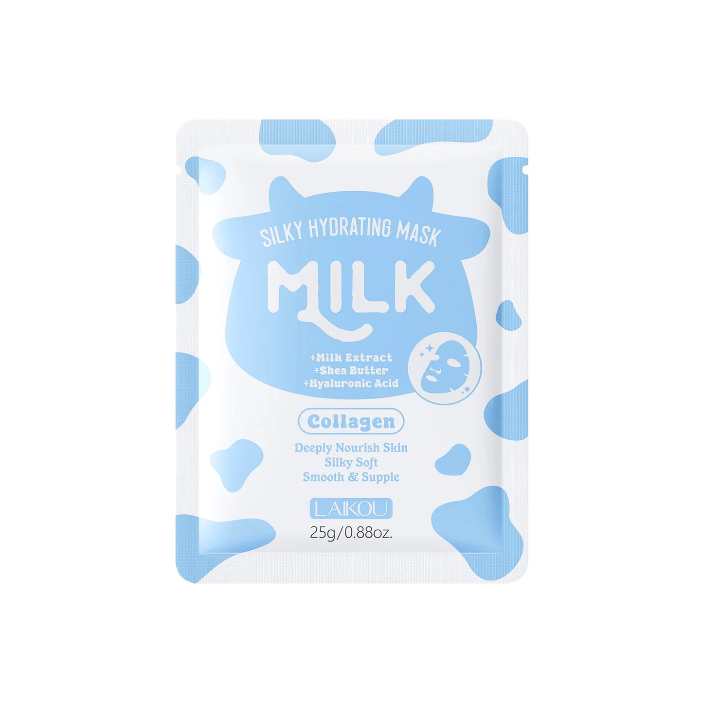 LAIKOU Milk Facial  Face Mask Shrink Pores Deep Hydrating Overnight Mask Moisturizing  Brightening Face Skin Care