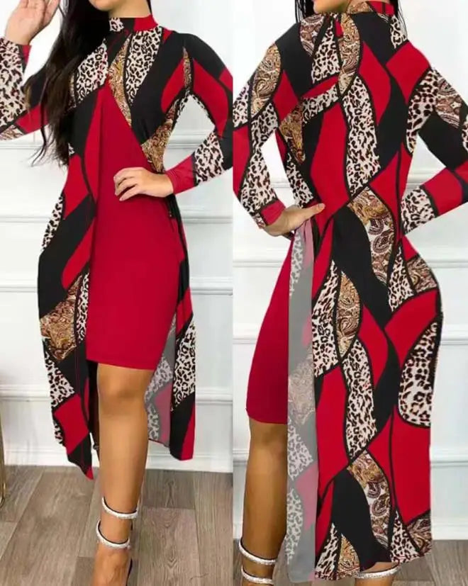 Dresses for Women 2023 Summer Fashion Keyhole Neck Sleeveless Cutout O-Ring Decor Slit Asymmetrical Casual Dress Clothing