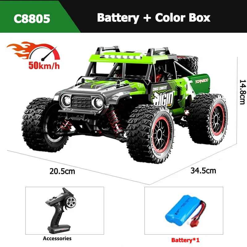 JJRC C8803 C8805 RC Car 4x4 Super Brushless 50/60/70KM/H 4WD High Speed RC Off-Road Car Children and Adults Toys